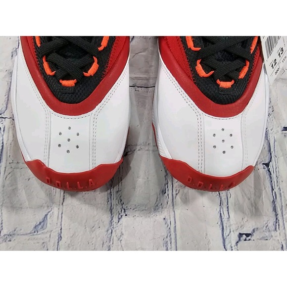 Adidas MENS 9 Dame Certified 2.0 Basketball Shoes Scarlet White Carbon IE9343 - Picture 4 of 10